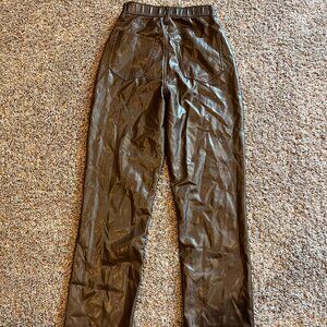 Abercrombie Leather Pants